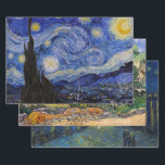 Vincent Van Gogh - Masterpieces Selection Wrapping Paper Sheets<br><div class="desc">Vincent Van Gogh - Masterpieces Selection</div>