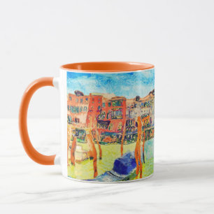 Vincent Van Gogh Medieval Houses Mug