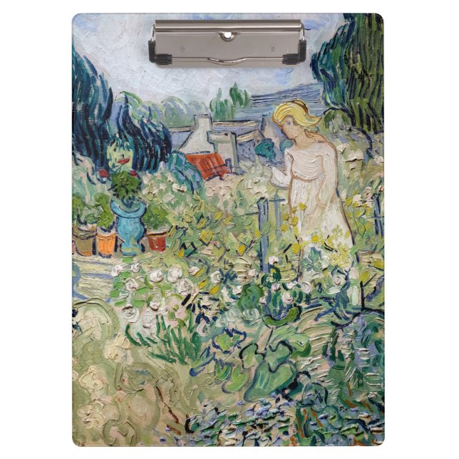 Vincent van Gogh - Miss Gachet in her Garden Clipboard (Front)