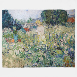 Vincent van Gogh - Miss Gachet in her Garden Fleece Blanket