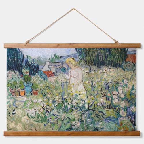 Vincent van Gogh _ Miss Gachet in her Garden Hanging Tapestry