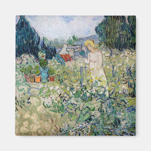 Vincent van Gogh - Miss Gachet in her Garden Magnet