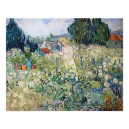 Vincent van Gogh - Miss Gachet in her Garden Photo Print
