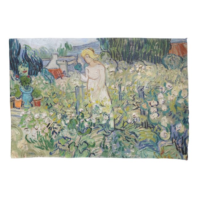 Vincent van Gogh - Miss Gachet in her Garden Pillow Case (Front)