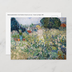 Vincent van Gogh - Miss Gachet in her Garden Postcard