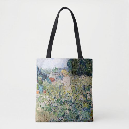 Vincent van Gogh _ Miss Gachet in her Garden Tote Bag