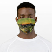 Vincent Van Gogh Moonlit Landscape Adult Cloth Face Mask (Worn)