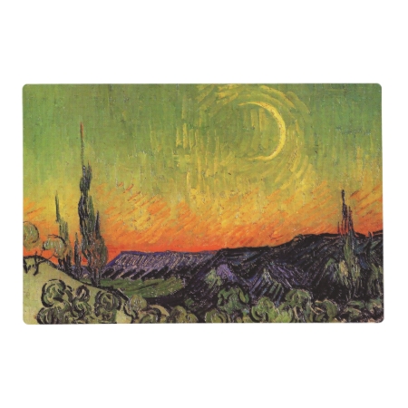 Vincent Van Gogh Moonlit Landscape Placemat