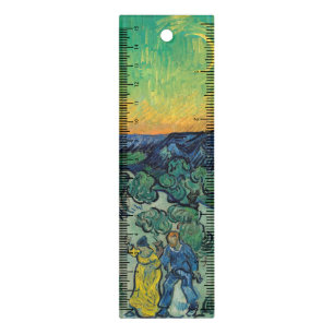 Vincent van Gogh - Moonlit Landscape with Couple Ruler