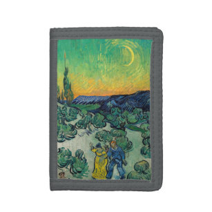 Vincent van Gogh - Moonlit Landscape with Couple Trifold Wallet