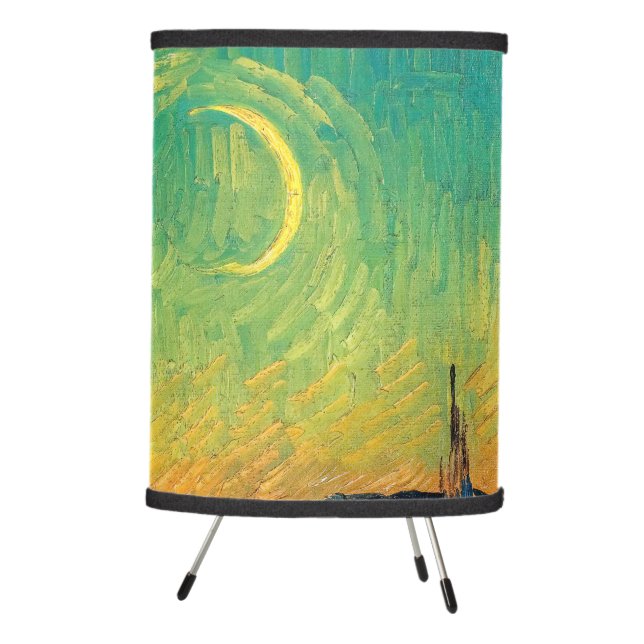 Vincent van Gogh - Moonlit Landscape with Couple Tripod Lamp (Right)