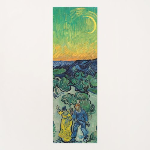 Vincent van Gogh _ Moonlit Landscape with Couple Yoga Mat