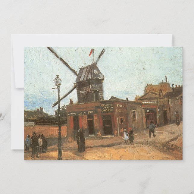 Vincent van Gogh - Moulin de la Galette, Windmill (Front)