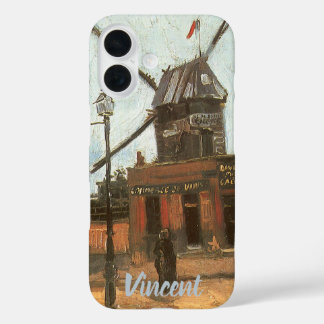 Vincent van Gogh - Moulin de la Galette, Windmill iPhone 16 Case