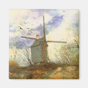 Vincent van Gogh - Moulin de la Galette, Windmill Magnet