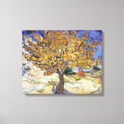 Vincent van Gogh  Mulberry Tree 1889 Canvas Print