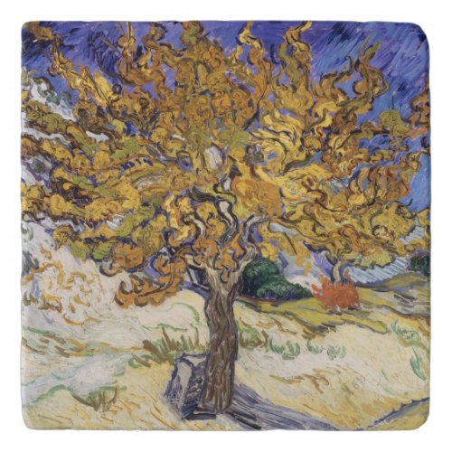Vincent van Gogh  Mulberry Tree 1889 Trivet