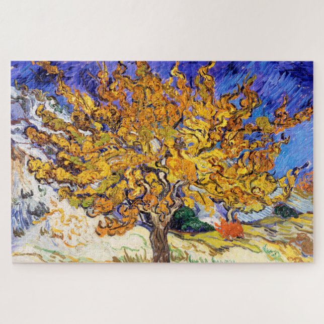 Vincent Van Gogh Mulberry Tree Fine Art Jigsaw Puzzle (Horizontal)