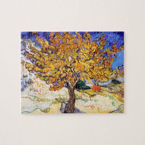 Vincent Van Gogh Mulberry Tree Fine Art Jigsaw Puzzle