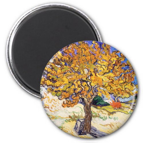 Vincent Van Gogh Mulberry Tree Fine Art Magnet