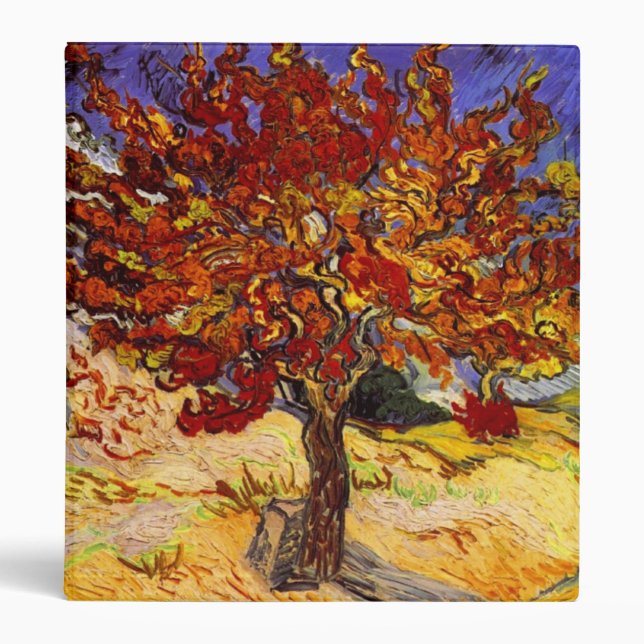 Vincent Van Gogh Mulberry Tree Fine Art Painting Binder (Front)