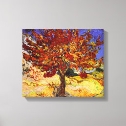 Vincent Van Gogh Mulberry Tree Fine Art Painting Canvas Print