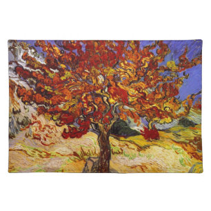Vincent Van Gogh Mulberry Tree Fine Art Painting Placemat