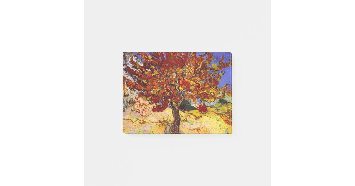 Vincent Van Gogh Mulberry Tree Fine Art Painting Post It Notes