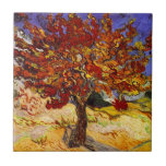 Vincent Van Gogh Mulberry Tree Fine Art Painting Tile<br><div class="desc">Vincent Van Gogh The Mulberry Tree Fine Art Painting Vincent Willem van Gogh was a Dutch Post-Impressionist painter whose work, notable for its rough beauty, emotional honesty and bold color, had a far-reaching influence on 20th-century art. His output includes portraits, self portraits, landscapes and still lifes of cypresses, trees in...</div>