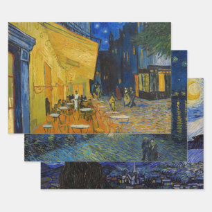 Vincent Van Gogh - Night Masterpieces Selection Wrapping Paper Sheets
