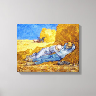 Vincent Van Gogh - Noon Rest From Work - Fine Art Canvas Print