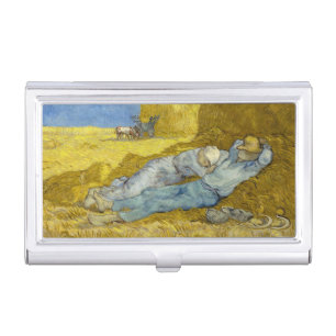 Vincent Van Gogh - Noon, Rest from work / Siesta Business Card Case