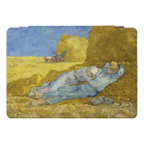 Vincent Van Gogh _ Noon Rest from work  Siesta iPad Pro Cover