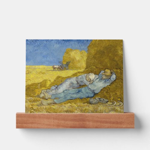 Vincent Van Gogh _ Noon Rest from work  Siesta Picture Ledge