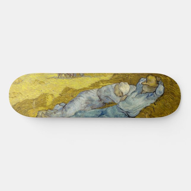 Vincent Van Gogh - Noon, Rest from work / Siesta Skateboard (Horz)