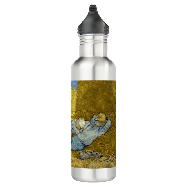 Vincent Van Gogh - Noon, Rest from work / Siesta Stainless Steel Water Bottle (Right)