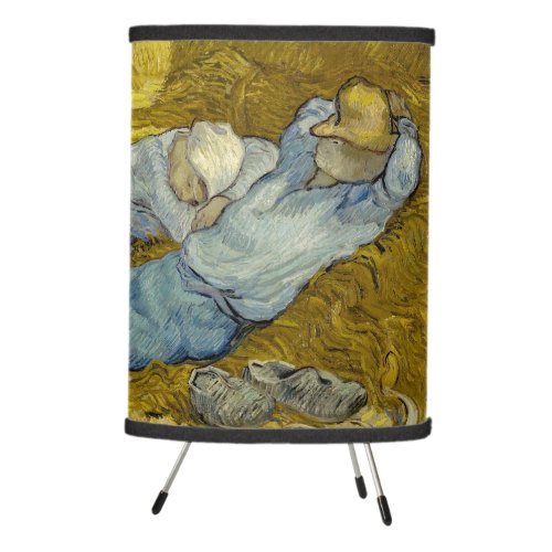 Vincent Van Gogh _ Noon Rest from work  Siesta Tripod Lamp