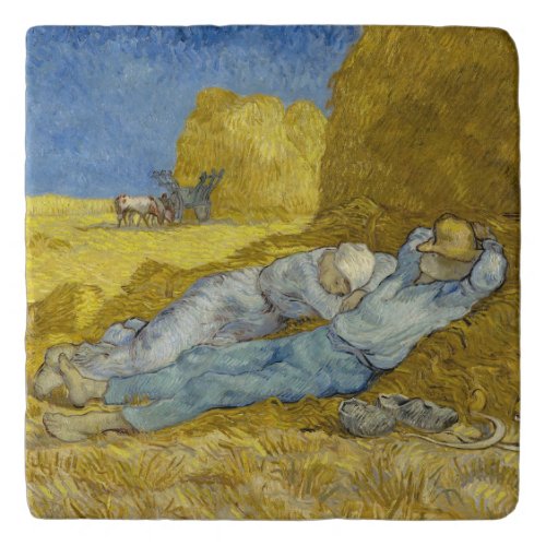 Vincent Van Gogh _ Noon Rest from work  Siesta Trivet