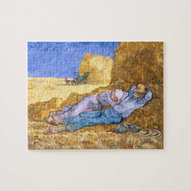 Vincent van Gogh | Noon, The Siesta, after Millet Jigsaw Puzzle (Horizontal)