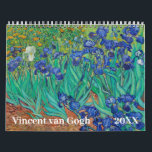 Vincent van Gogh OIl Paintings Calendar<br><div class="desc">This calendar displays 14 paintings by the great Dutch artist Vincent van Gogh produced between 1886 and 1890. It lists the paintings and the date produced on the back cover for easy reference. It's a perfect gift for any art lover. Before purchasing, please be sure to personalize the date, and...</div>