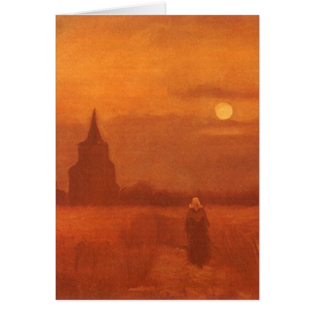 Vincent van Gogh - Old Tower in the Fields Cards (Front)