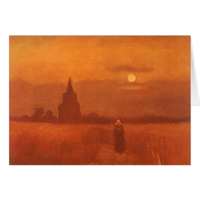 Vincent van Gogh - Old Tower in the Fields Cards (Front Horizontal)