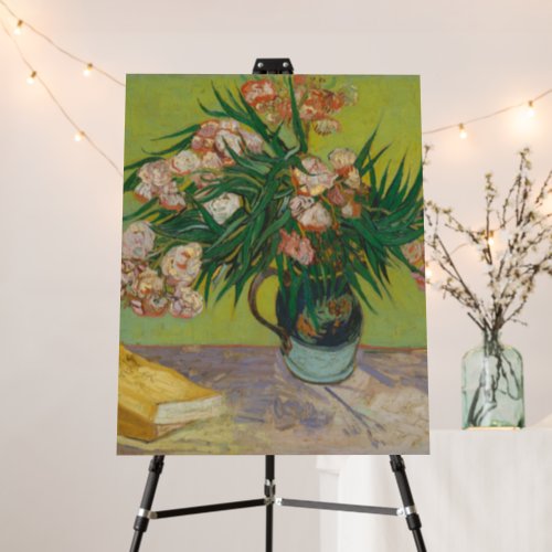 vincent van gogh oleander flower painting foam board