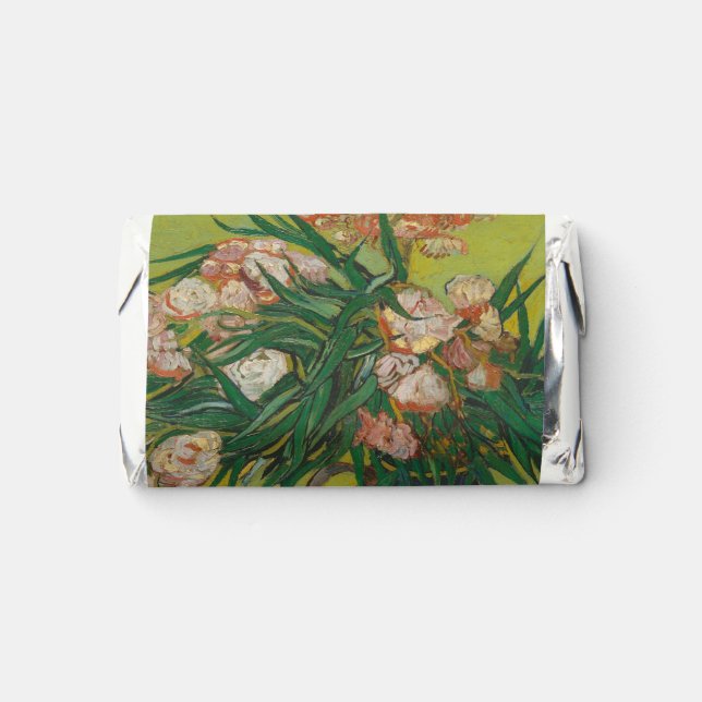 Vincent Van Gogh Oleander flower painting Hershey's Miniatures (Front)