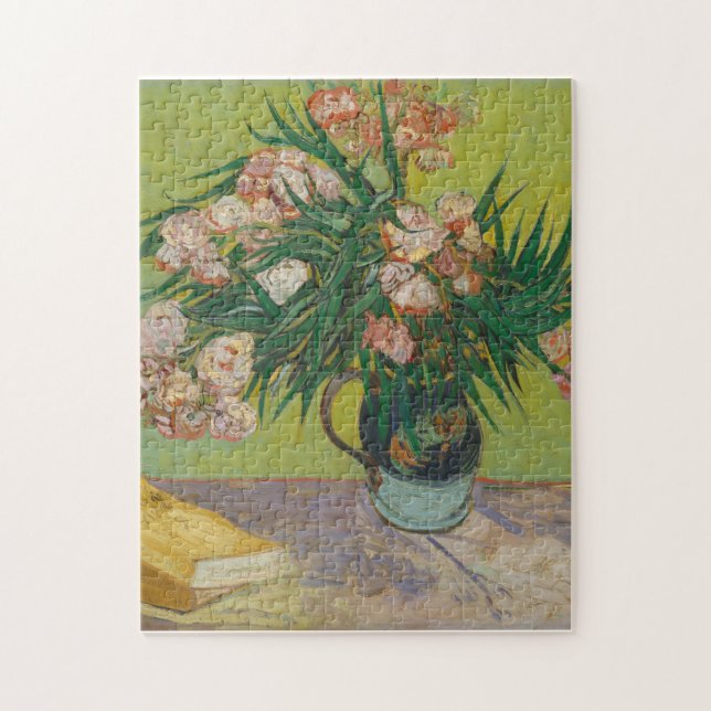 Vincent Van Gogh Oleander flower painting Jigsaw Puzzle (Vertical)