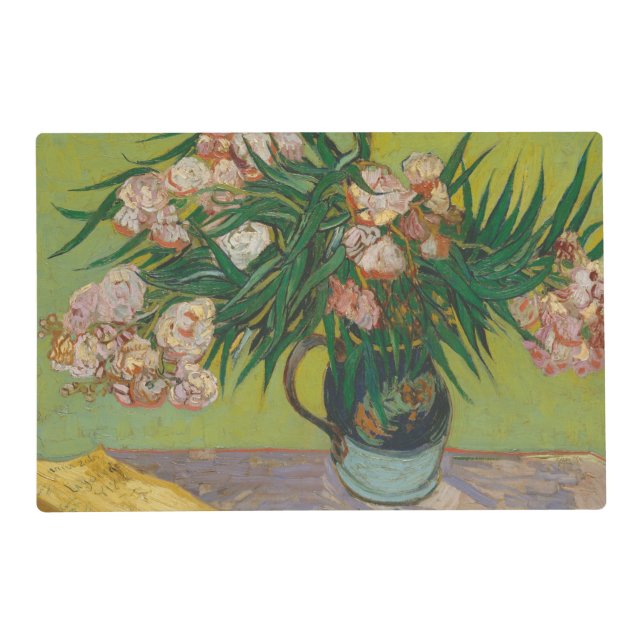 Vincent Van Gogh Oleander flower painting Placemat (Front)