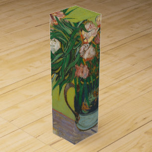 Vincent Van Gogh Oleander flower painting Wine Box