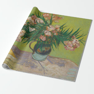 Vincent Van Gogh Oleander flower painting Wrapping Paper
