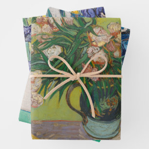 Vincent Van Gogh Oleander flower painting Wrapping Paper Sheets