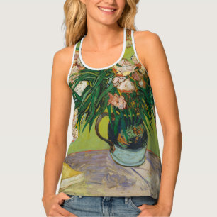 Vincent Van Gogh Oleander Still Life Tank Top